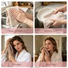 HEAVYWOOD Luxury Hand Towels for Bathroom 2pc 100% Long-Staple Cotton