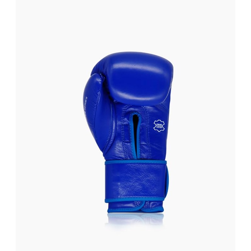 Exigo Contender Leather Sparring Boxing Gloves (Black, 16oz)