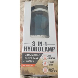 Bear Grylls 3-In-1 Hydro Lamp Water Bottle / Solar Lamp (Camping / Emergency)