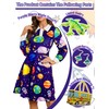 YAMQETKO Miss Frizzle Dress Peter Pan for Character Dress Up