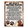 MY DOG'S BEDTIME PRAYER RETRO STYLE METAL TIN SIGN/PLAQUE (Labradoodle)