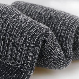 Vihir 4 Paar Merino Socken - Knöchelsocken 80% Wolle Herren merino socken für Skifahren, Trekking, Wandern 37-42, 41-46
