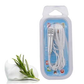 SUPVOX 3pcs Mini Headphones for Mobile Devices Portable Silver Mic for Singing Recording and Vlogging Compatible and Devices