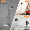 Coptiner 4 Pcs Vacuum Suction Cup Hooks Holder 304 Stainless