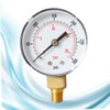 iplusmile 3pcs High Precision Npt Pressure Gauge Psi Bar Markings