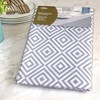 Dehaus® Wipe Clean Table Cloth - Grey Geo Diamond -