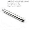 Lightweight Outdoor Flask Tube 7 Inches (approx~180mm) Length, 2.5oz (approx~73ml)