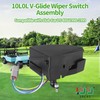 10L0L Golf Cart V-Glide Wiper Switch Assembly, Compatible with Club