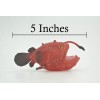 K&M Anglerfish Toy Red, Hand Painted Realistic Rubber, Figure, Model