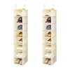 Berdeng Hanging Shoe Organizer for Closet with Side Mesh Pockets，Hat