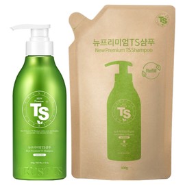 TS 뉴프리미엄 탈모증상완화 기능성 샴푸 500g + 종이 리필 500g 세트 라벤더향, 500g, 1개 TS New Premium Functional Shampoo for Hair Loss Relief Set 500g + Paper Refill 500g Lavender Scent, 500g, 1 Piece, 500g × 1개