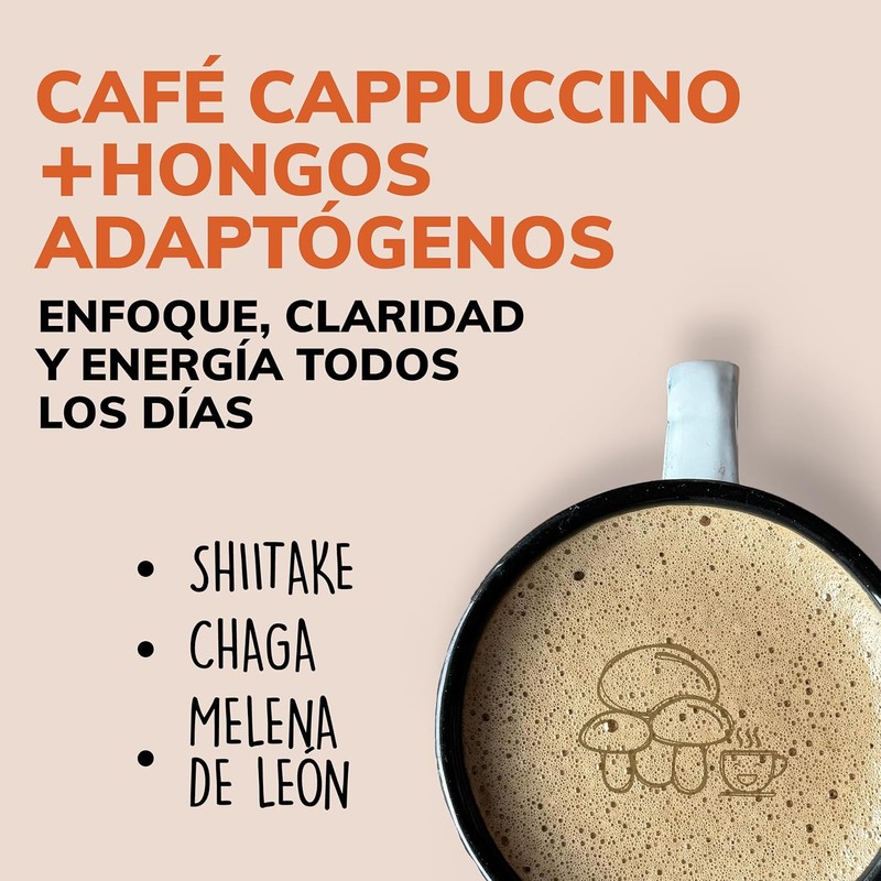 Café Soluble Adaptogénico BEYOND VITAMINS – Con Melena de León,