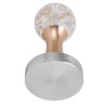 Crystal Ball Coffee Flat Tamper Stainless Steel Base Powder Hammer
