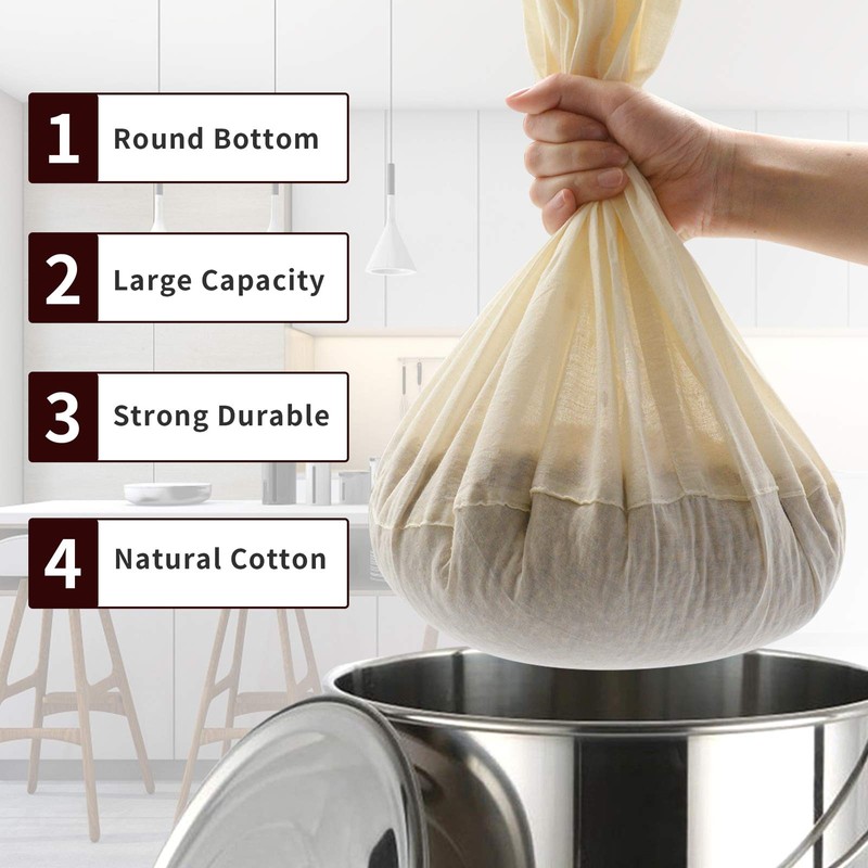CONIE Extra Large 20"x24" Reusable Straining Brew in a Bag
