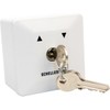 Schellenberg 25101 key switch, surface-mount, interchangeable locking cylinder incl. 3