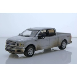 Greenlight 2020 Ford F-150 XLT 4X4 Pickup Truck 1:64 Scale Diecast Model Silver Muddy