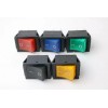Unbranded Latching Rocker Switch I/O 4 Pins With LED Light