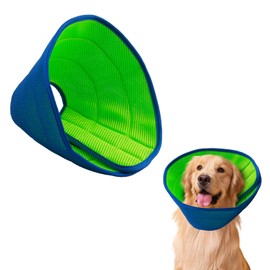 Dog Cone Collar, Soft Dog Cat Recovery Collar Adjustable Mesh Cone Collars Anti- Bite Elizabethan Collar Breathable Pet Protective Neck Cone E-Collars for Cats Small Dogs After Surgery