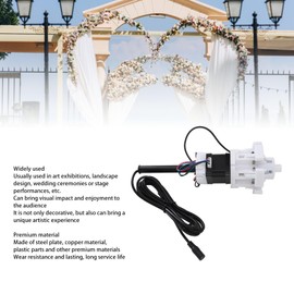 Diydeg Flower Automatic Opening Closing Motor, Multifunctional DIY Mechanical Moving Flowers Engine with Rich Accessories for Wedding Props, Art Exhibitions, Stage Performances