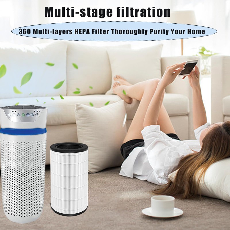 Ketofa 2 Pack AP-T45 AP-T40FL Replacement Filter Compatible with 1461901