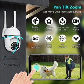 TooToo 1080P WiFi IP Camera Wireless CCTV HD PTZ Smart Home Security IR Cam Outdoor