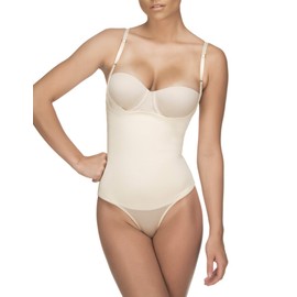 Vedette Braless Body Shaper w/ Panty, Nude, Medium
