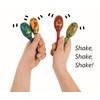 Fun Express 12 Pieces- Wooden Fiesta Maracas- Educational and Learning