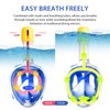 KLERICER 180°Full Face Snorkel Mask, Diving Mask Free Breathing Design