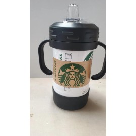 Handmade Adult Themed Full Wrap UV Printed 10 oz Insulated Sippy Cup Coffee With Handles