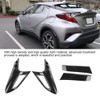Rear Light Cover, Yctze 4 Pieces Carbon Fibre Style Rear