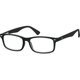 Montana Eyewear Sunoptic MR83 Lesebrille in schwarz- Stärke +2.50 inklusive Soft Etui