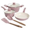 Gibson Home Plaza Café Forged Aluminum Healthy PFA-Free Ceramic Pots