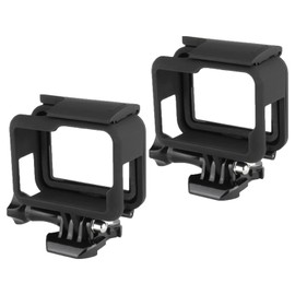 NO 2pcs Frame Housing for GoPro Hero7/6/5 Case, Fixed Frame GoPro5, Frame for Action Camera, GopRo Hero 7 Black, Accessories GopRo, with Quick Mount Bracket