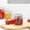 JoyJolt JoyJolt 8 Oz Mason Jars With Lids, Labels and
