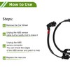 HOPESPANNER ABS Wheel Speed Sensor Front Right ABS Sensor Anti-lock