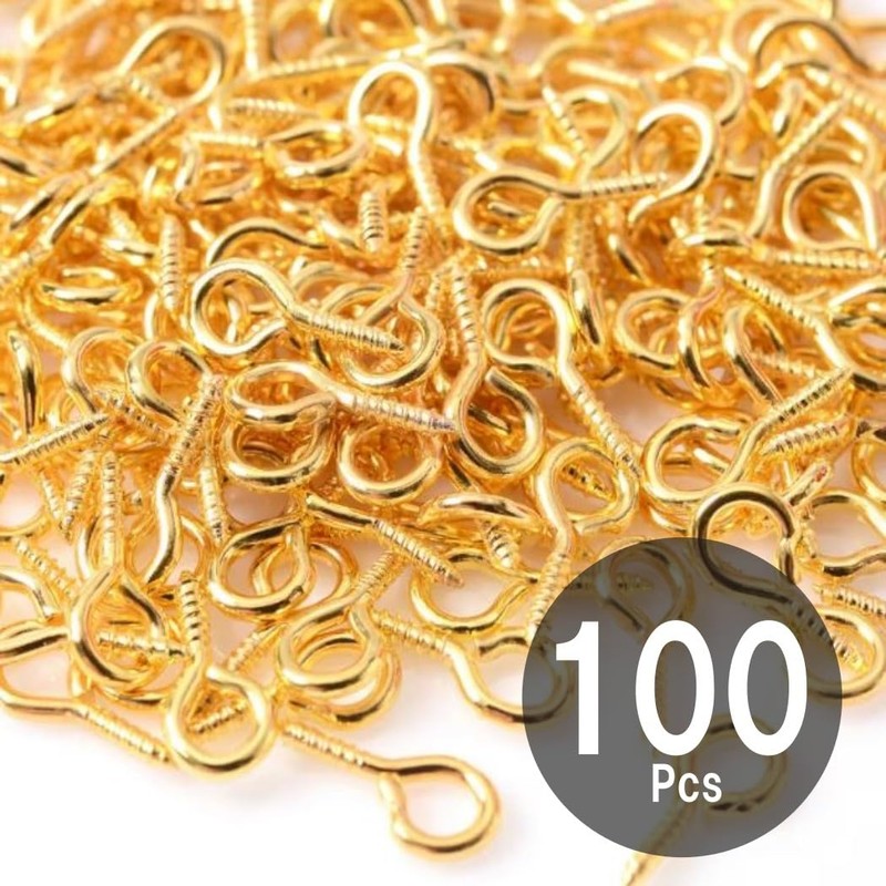 HappyHome 100pcs Heaton Hardware Screw Heaton Accessories Hardware Handmade Craft