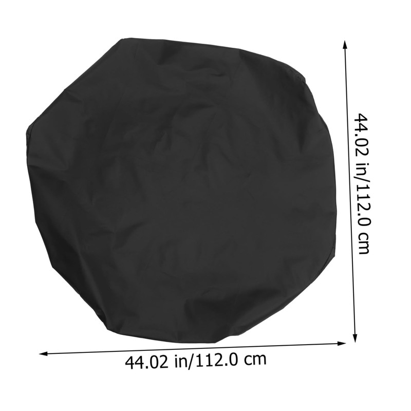 Outanaya Waterproof BBQ Grill Cover 112cm Diameter Oxford Cloth Barbecue