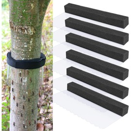 YIBOBO Tree Ant Guard Barrier, Adjustable Sponge and Plastic Shielding (Tree Ant Guard Barrier, Pastoral, 6, Pcs)
