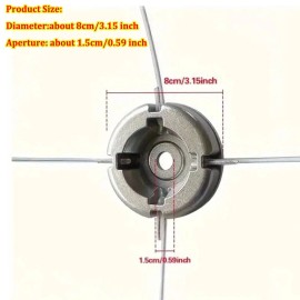 Unbranded Lawn Mower Steel Wire Grass Trimmer Head Brush Cutter Weed Eater Trimmer Head