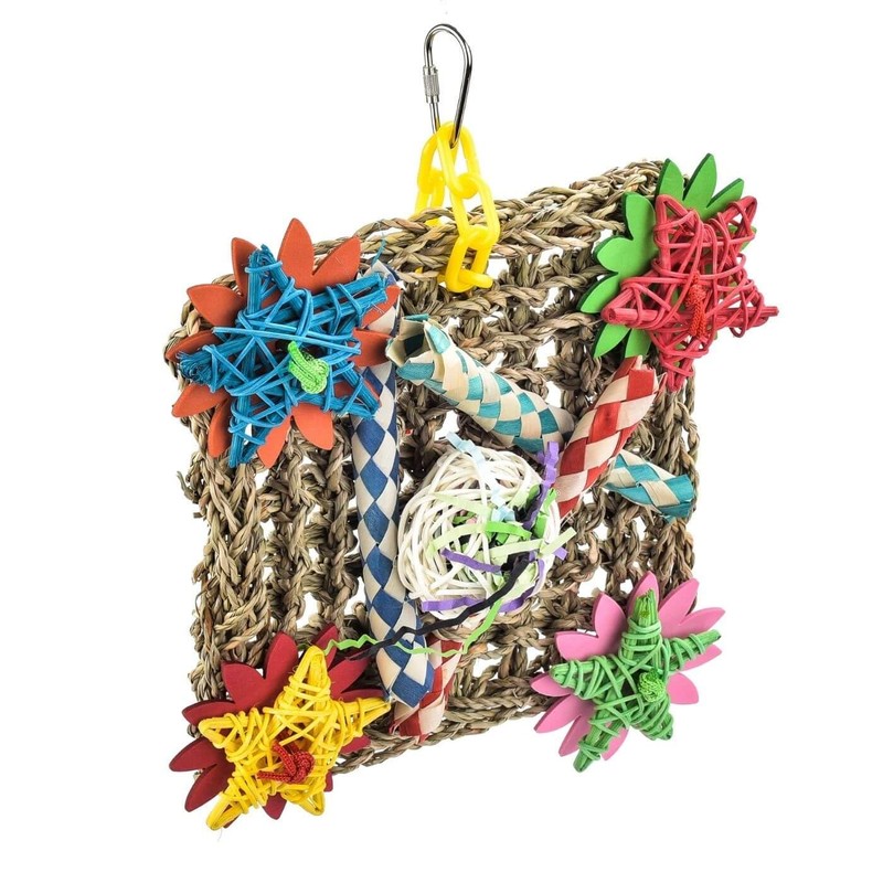 Wall of Plenty Foraging Activity Wall Natural Parrot Toy -