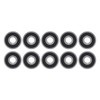 10Pcs Deep Groove Ball Bearing Rubber Seals Extra Light Series