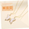COLLBATH Butterflies Friendship Necklaces Friend Neck Chain Pair for 2