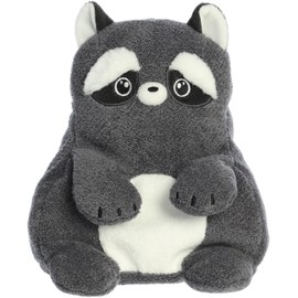 Aurora® Whimsical Fluffles™ Riley Raccoon™ Stuffed Animal - Comforting Companion - Imaginative Play - Grey 9 Inches