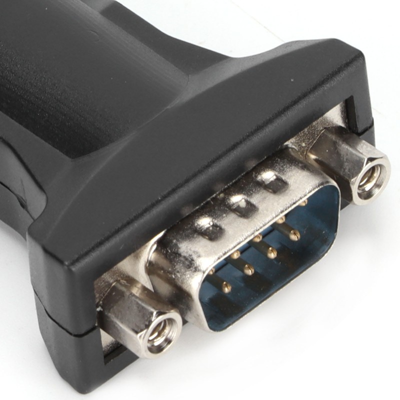 USB to RS232 Converter Male 9 Pin Serial Built In