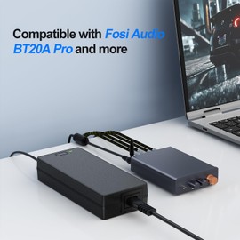 Audio 48V 5A Power Adapter Supply for Fosi Home Audio Bluetooth Stereo Receiver Amplifier Mini Hi-Fi Class D Integrated Amp