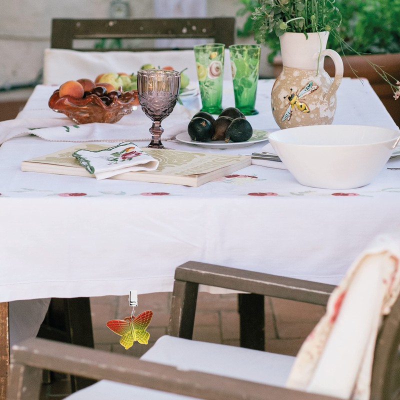 com-four® 8 x Tablecloth Weights in the Shape of Dragonflies