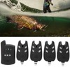 4 Pcs Fishing Bite Alarm &amp; 1 Pcs Receiver Indicator