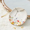 Crisky Ceramic Jewelry Tray Ring Dish, Decorative Trinket Dish for