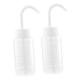 ULTECHNOVO 2pcs Refillable Empty Hair Dye Bottles with Beak Mouth and Measurement Scale for Precise Barber Shops and Home Beauty Treatments