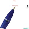 HAUSER Fix 5 x 0.7mm BLUE Smooth Ballpoint Pens Soft